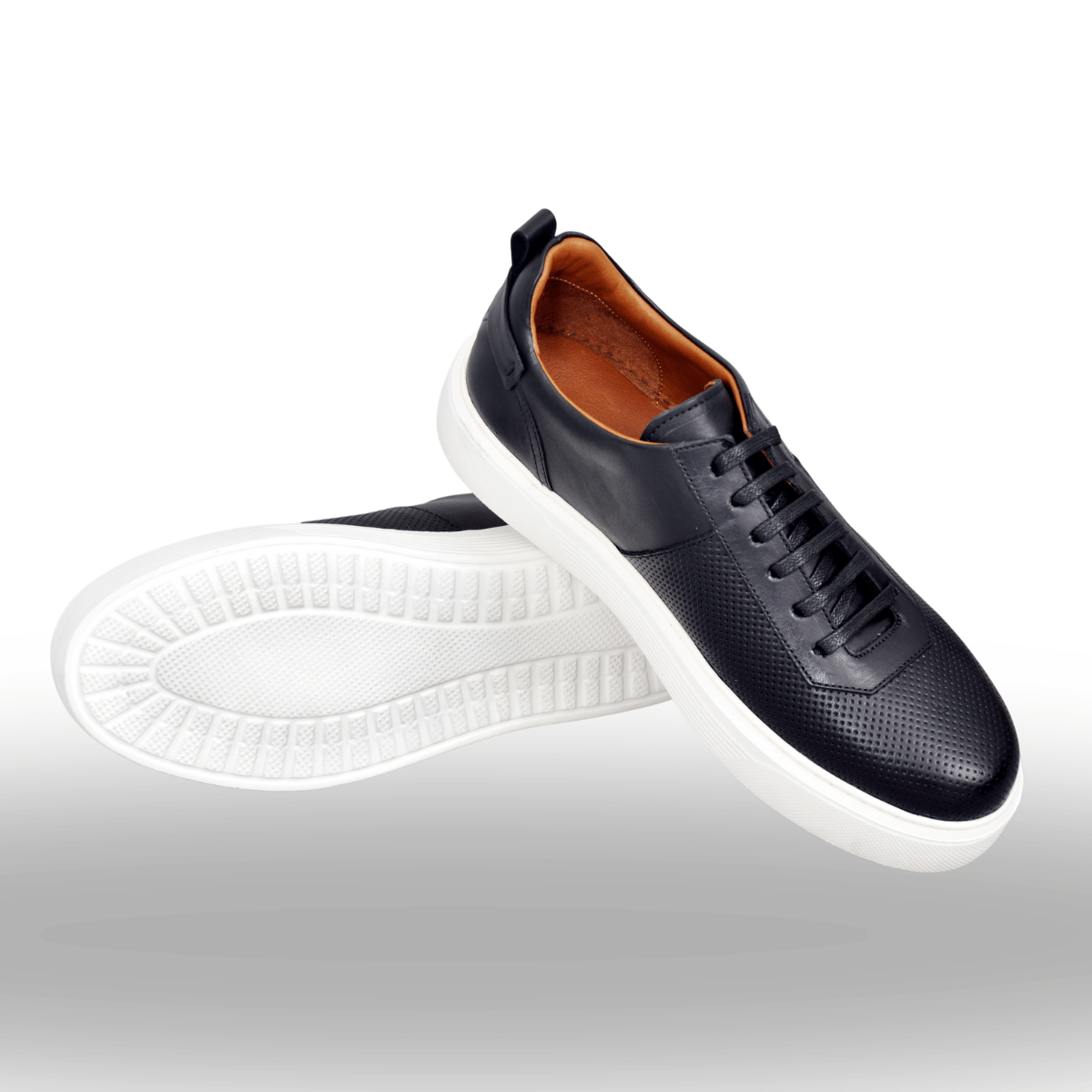 Sneaker homme cuir Noir /Réf 521