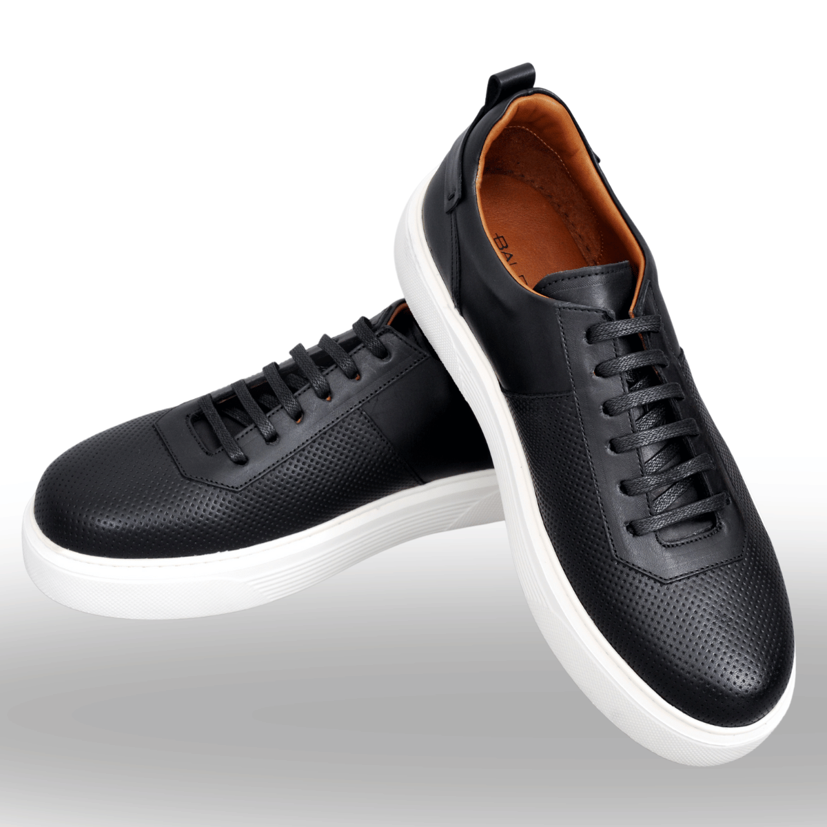 Sneaker homme cuir Noir /Réf 521