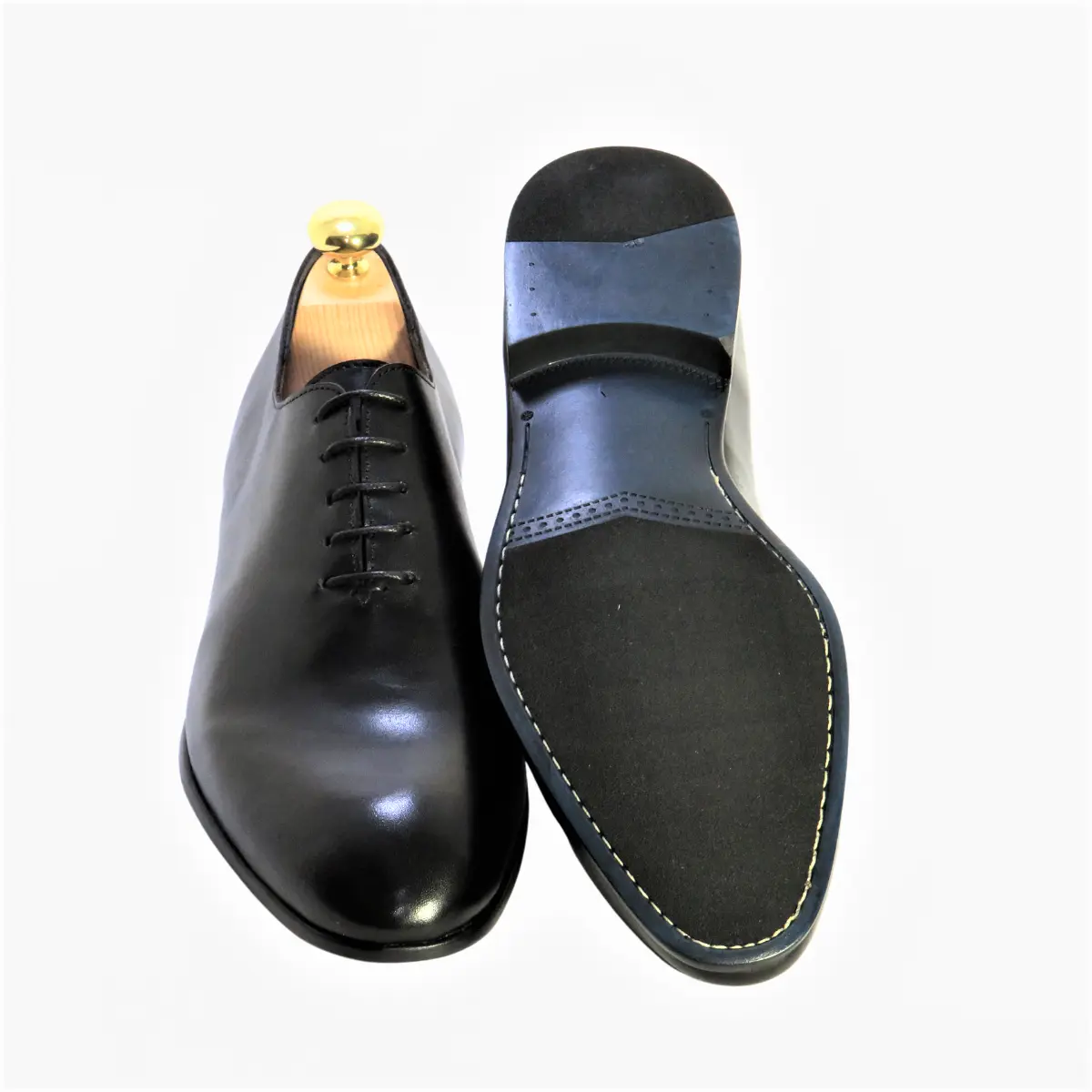 Chaussures Richelieu en Cuir Noir (Réf RS 06) – Image 4