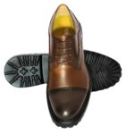 Chaussures Derby en Cuir Tabac (Réf RS02)