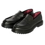 Chaussures College en Cuir Noir (Réf RS03)