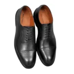 Chaussures Derby en Cuir Noir/Réf 508