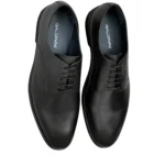 Chaussures Derby en Cuir Noir/Réf 900