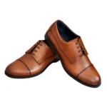 Chaussures en Cuir Tabac/Réf909