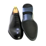 Chaussures Richelieu en Cuir Noir (Réf RS 06)