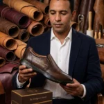 Chaussures Confort en Cuir Marron (Réf RS 077)