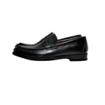 Chaussures en Cuir Noir/Collège (Réf RS033)